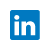 LinkedIn Icon White Circle Blue Logo